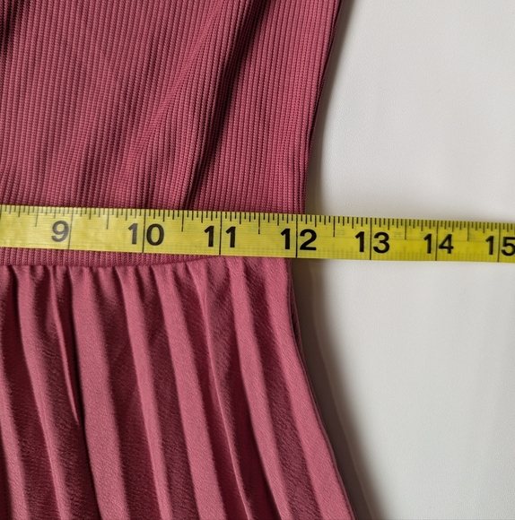 Mango Pink Sleeveless Maxi Dress S - Picture 5 of 7